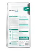 TROVET Plus Weight & Diabetic Fresh Chicken Xira Trofi Gtas Adult 5kg